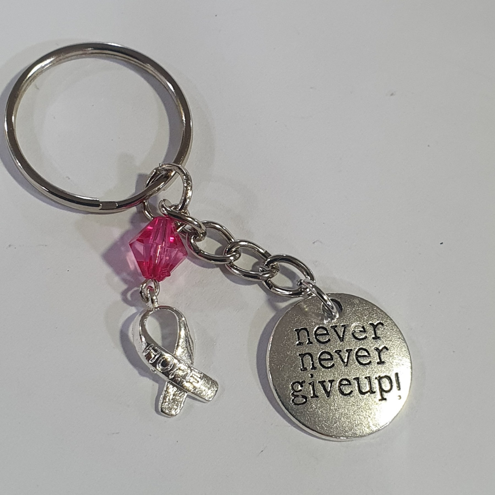 Keyring "Never Give Up"