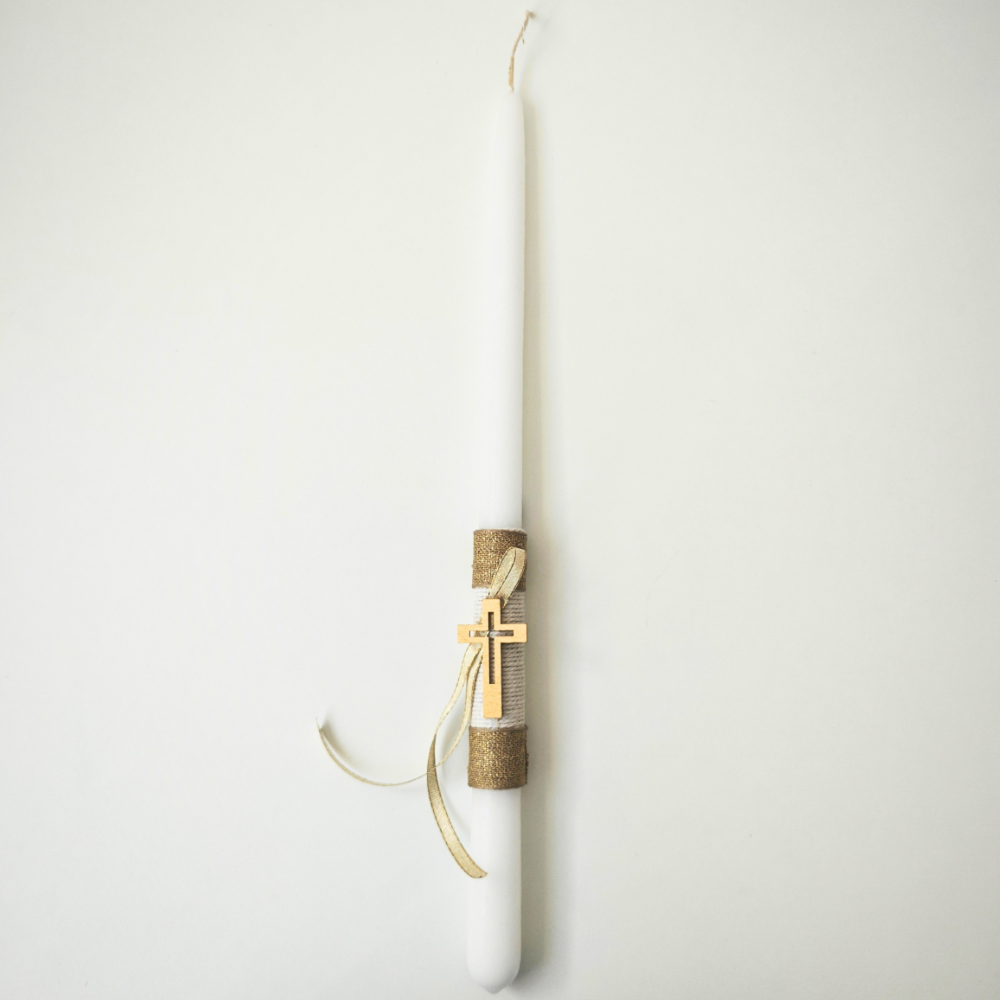 Easter Candle "Cross"