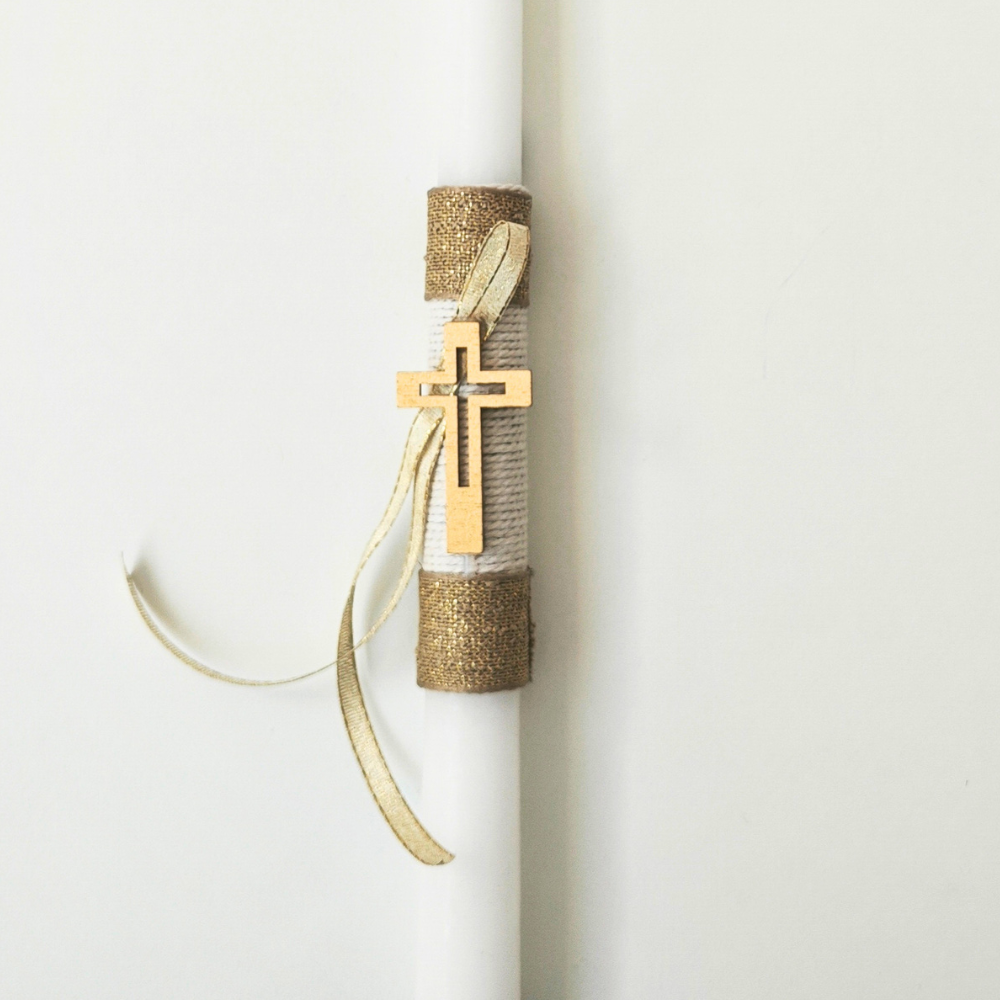 Easter Candle "Cross"