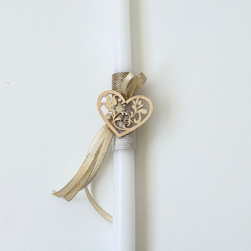 Easter Candle "Heart"