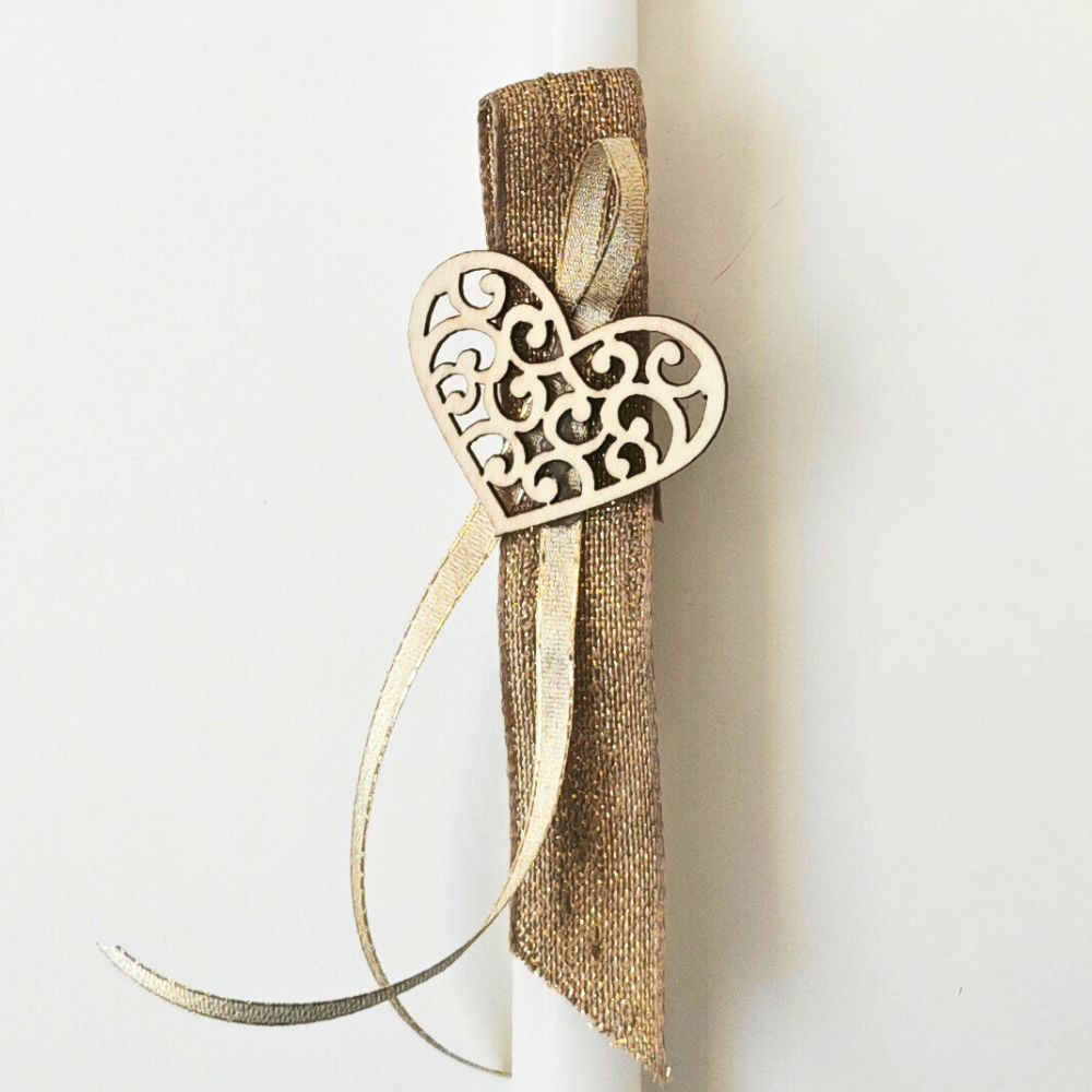 Easter Candle "Heart"