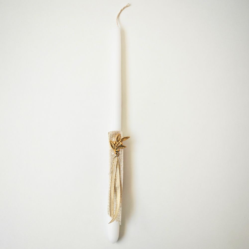 Easter Candle "Olive Branch"