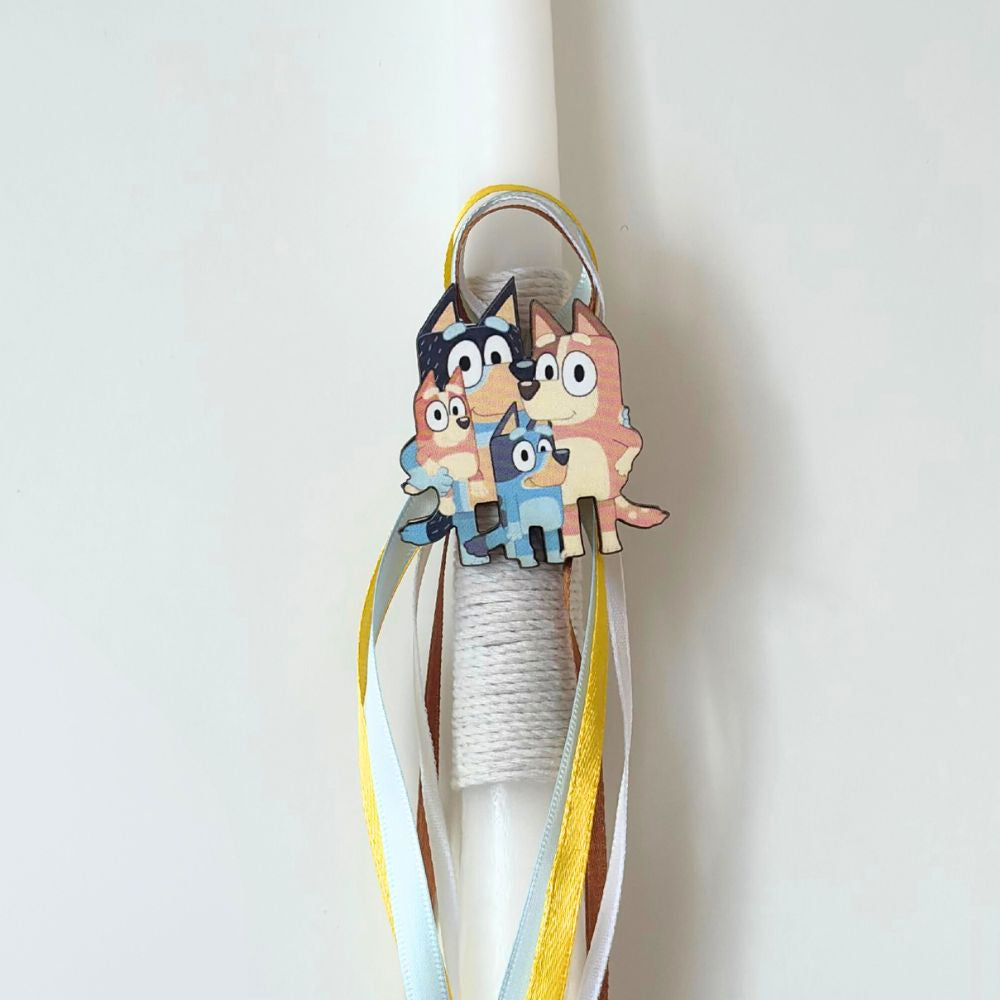Easter Candle "Bluey"