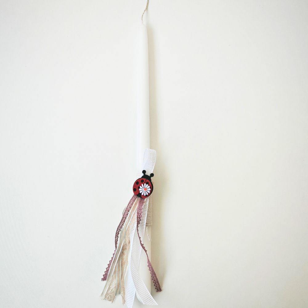 Easter Candle "Ladybug"