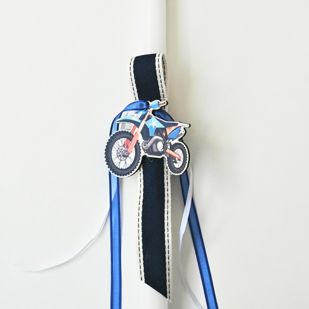 Easter Candle "Motorbike"