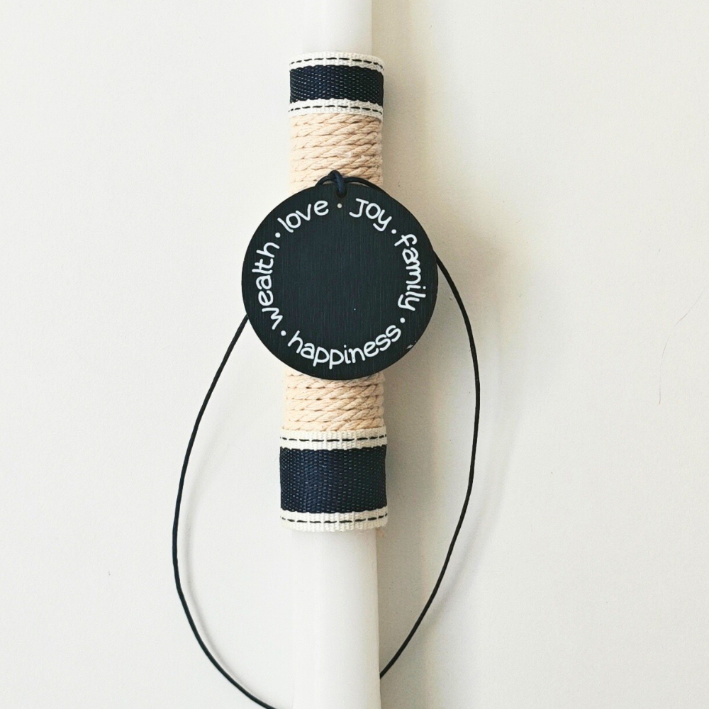 Easter Candle "Wishes"