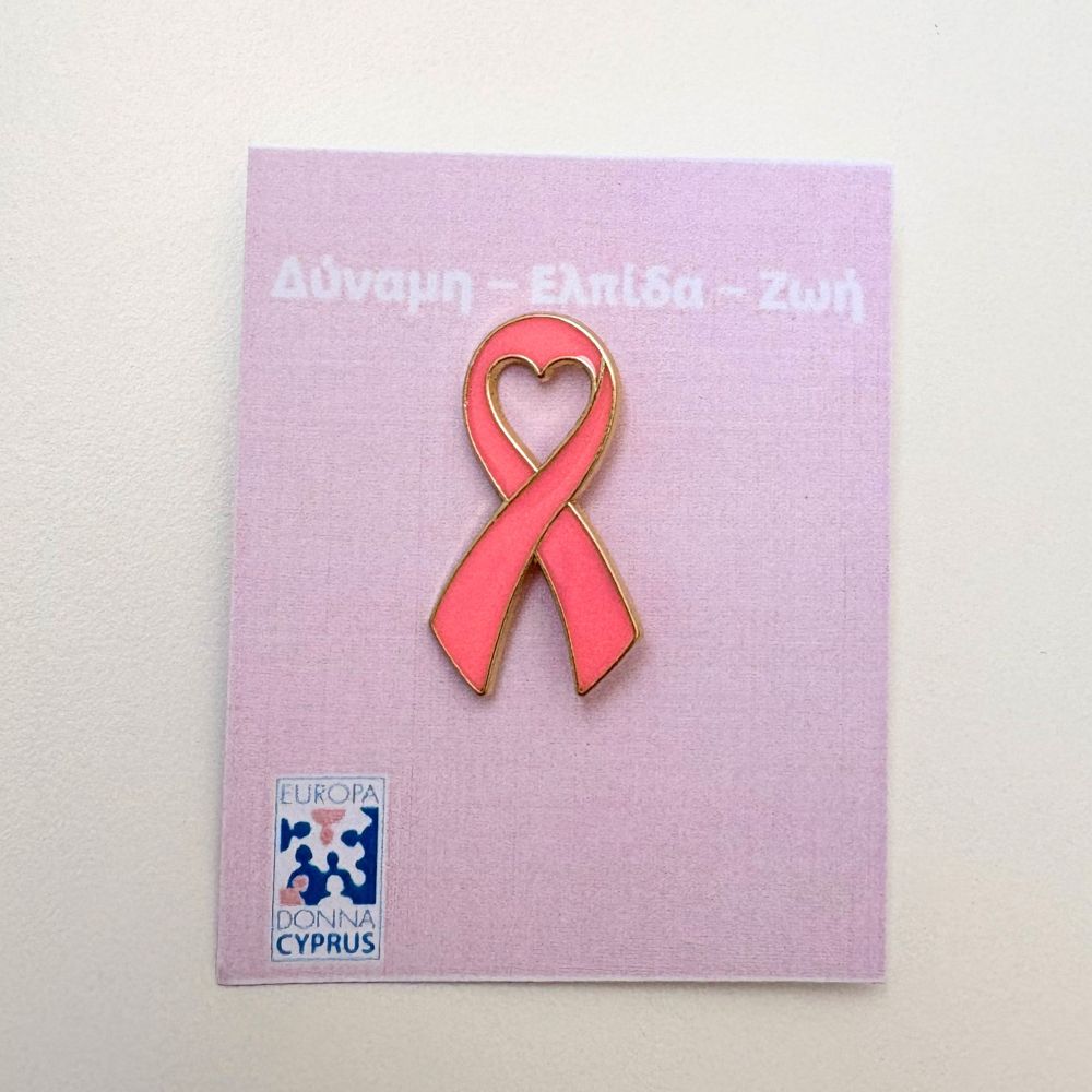 Pin Ribbon with Heart