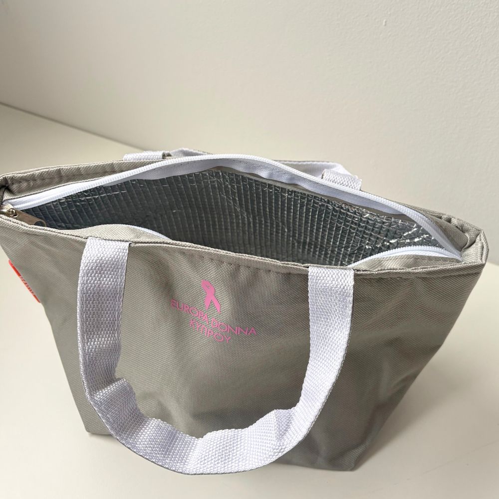 Grey Lunch Cooler Bag