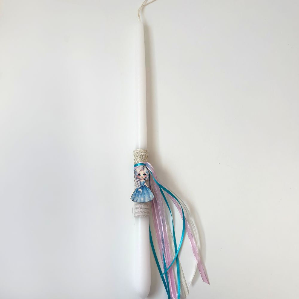 Easter Candle "Elsa Frozen"