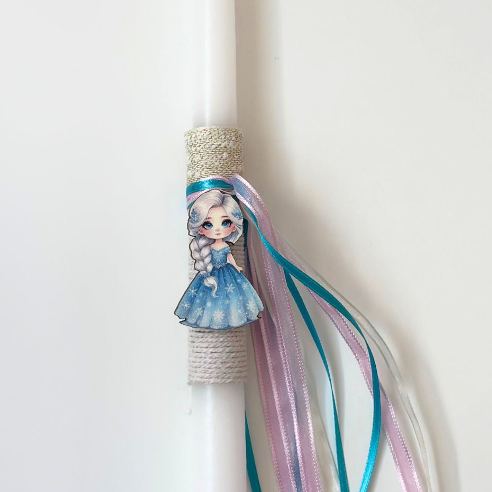 Easter Candle "Elsa Frozen"