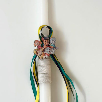 Easter Candle "Paw Patrol"