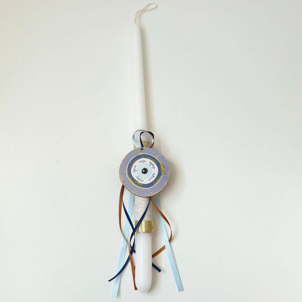 Easter Candle "Eye Wishes"