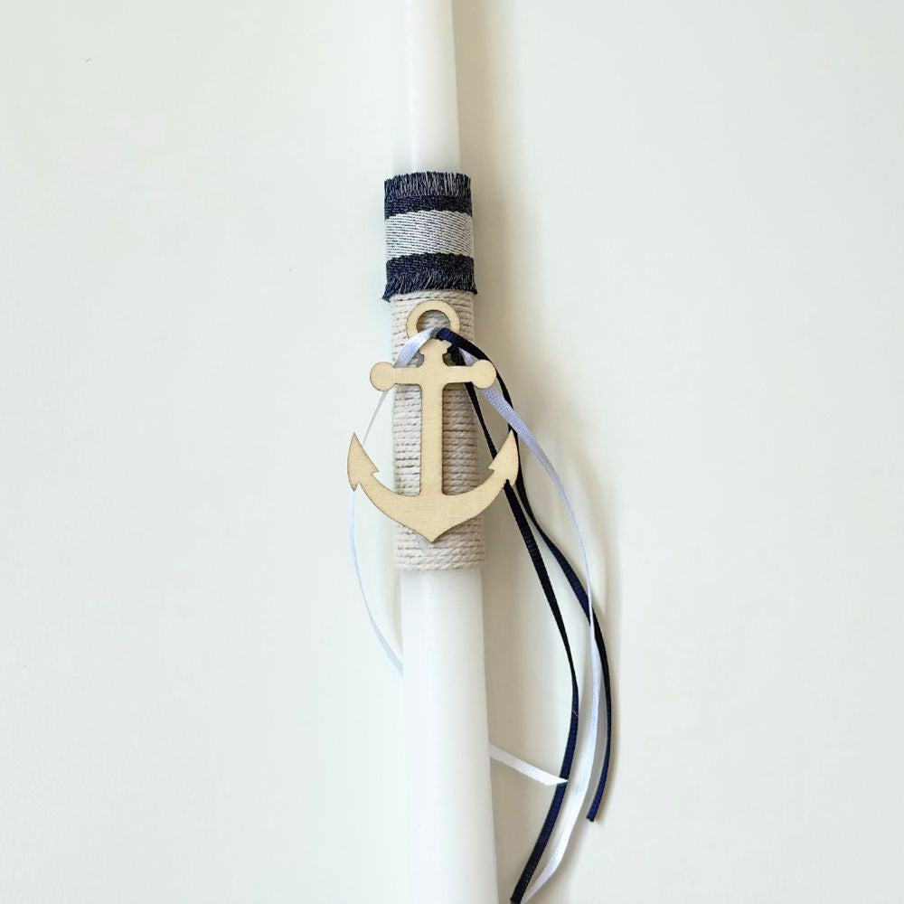 Easter Candle "Αnchor"