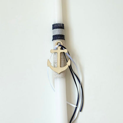 Easter Candle "Αnchor"